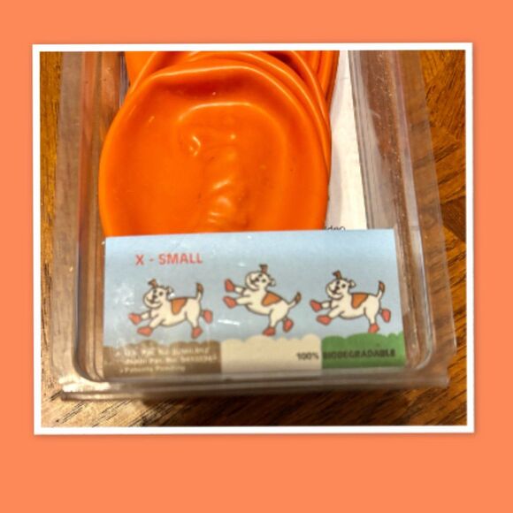 PAWZ Rubber Dog Boots - Package of 12 - Size X-Small - Picture 4 of 6